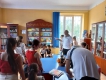 ბიბლიოთეკის საბავშვო-ახალგაზრდობის განყოფილებას წყალტუბოს სოფელ საყულიის საჯარო სკოლის მოსწავლეები სტუმრობდნენ